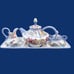 Vintage Meadow Bunny Teapot Set W/ Tray Danna Cullen Designs by Zrike Easter