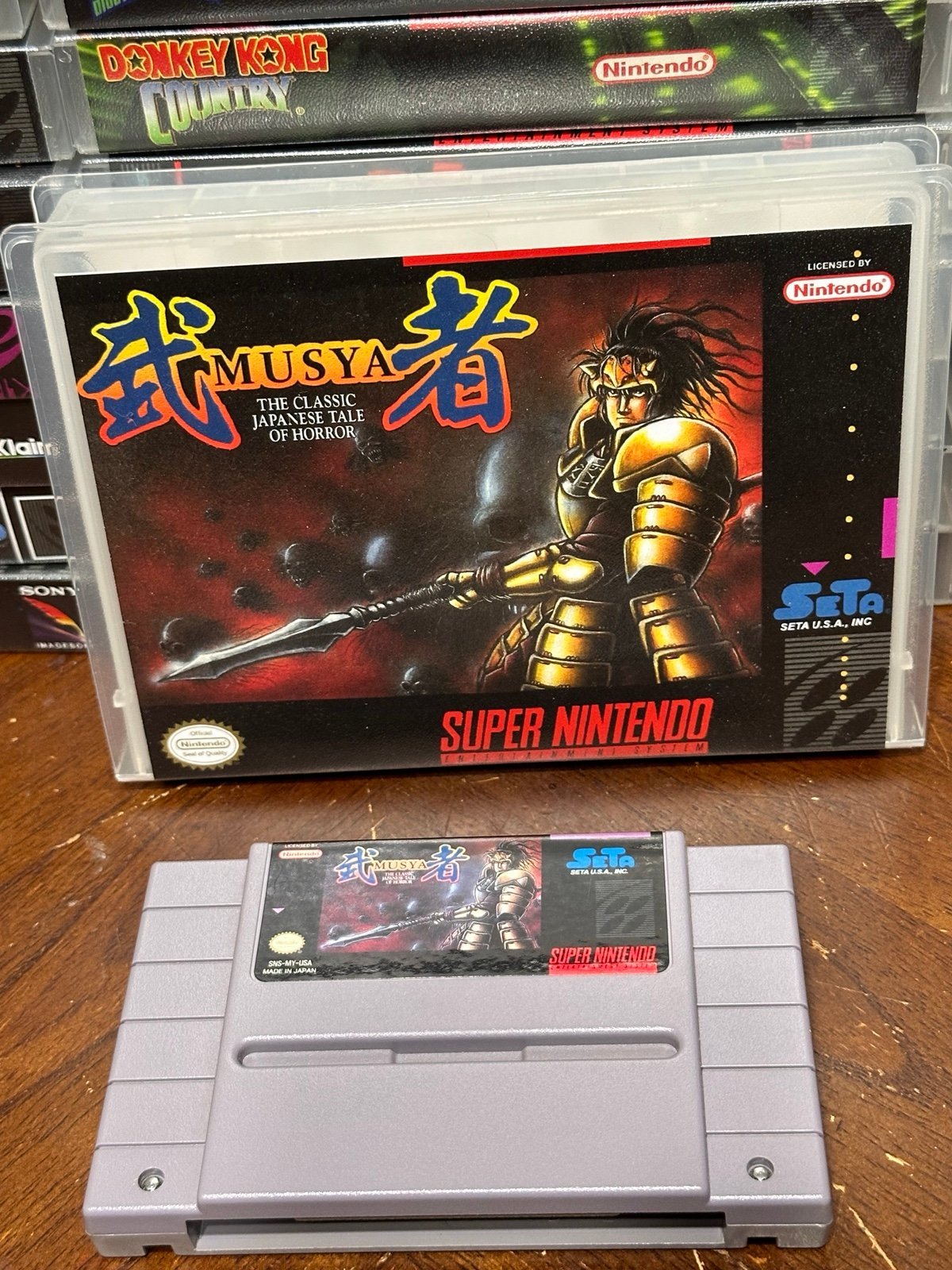 Musya Classic Japanese Tale of Horror for Super Nintendo w/Case
