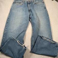 Polo Jean Company Jeans Mens 38x30 Blue Denim Woodrow WideLeg Baggy Distressed