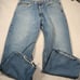 Polo Jean Company Jeans Mens 38x30 Blue Denim Woodrow WideLeg Baggy Distressed
