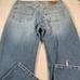 Polo Jean Company Jeans Mens 38x30 Blue Denim Woodrow WideLeg Baggy Distressed