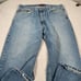 Polo Jean Company Jeans Mens 38x30 Blue Denim Woodrow WideLeg Baggy Distressed