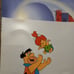 THE FLINTSTONES Fred Tossing Pebbles Hanna Barbera Animation Art Sericel Cel LOA