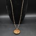 Milor Bronze Italy Wire Pendant Necklace QVC Woven Web Unique Statement
