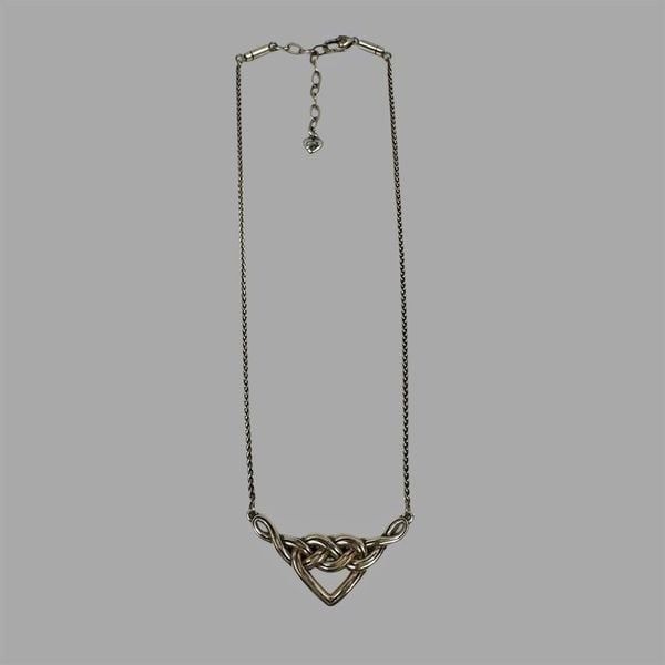 Brighton Interlock Celtic Heart Necklace