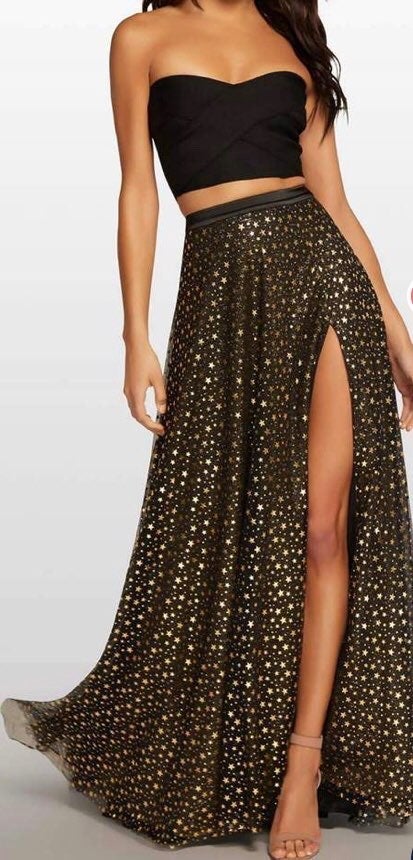 2 piece crop dress