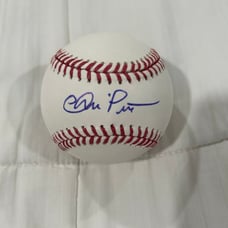 Oakland A’s Guardians of The Galaxy Chris Pratt signed baseball