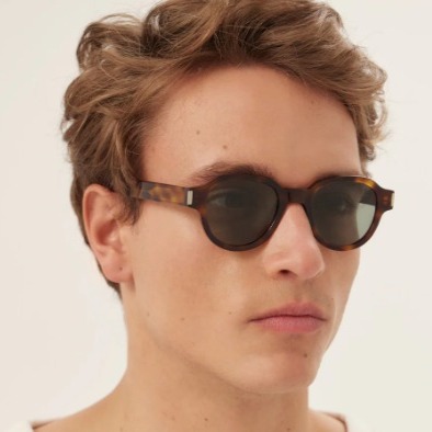 NEW SAINT LAURENT SL 546 002 HAVANA GREEN UNISEX SUNGLASSES SAINT LAURENT SL546