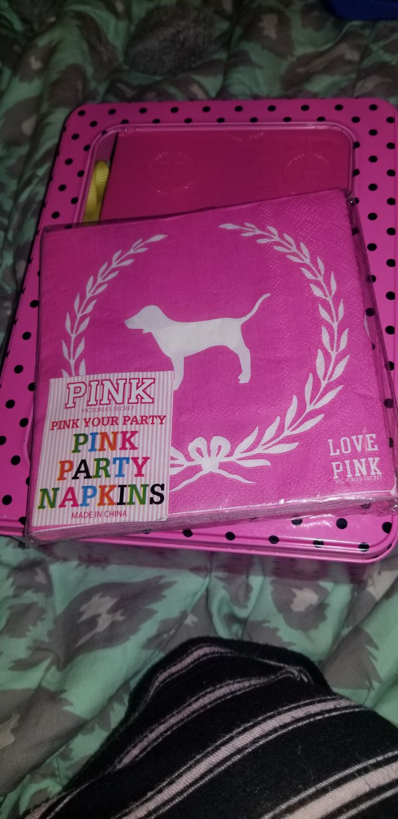 victoria secret PINK napkins