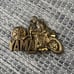 Vintage 80s Yamaha Dirtbike Motorcycle Belt Buckle