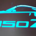 350z etched lighted mirror