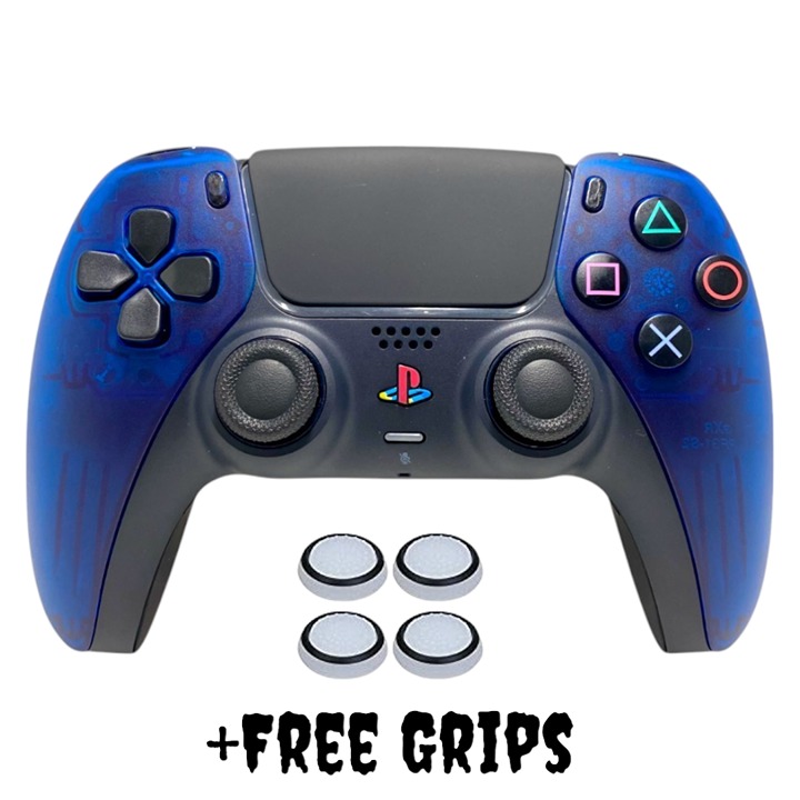 PS5 Custom Controller Atomic Blue Retro Style PS5 Controller! NEW