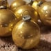 58 | Shiny Brite | Santa Land Coby Glass Ball Ornaments | Indented | Mica
