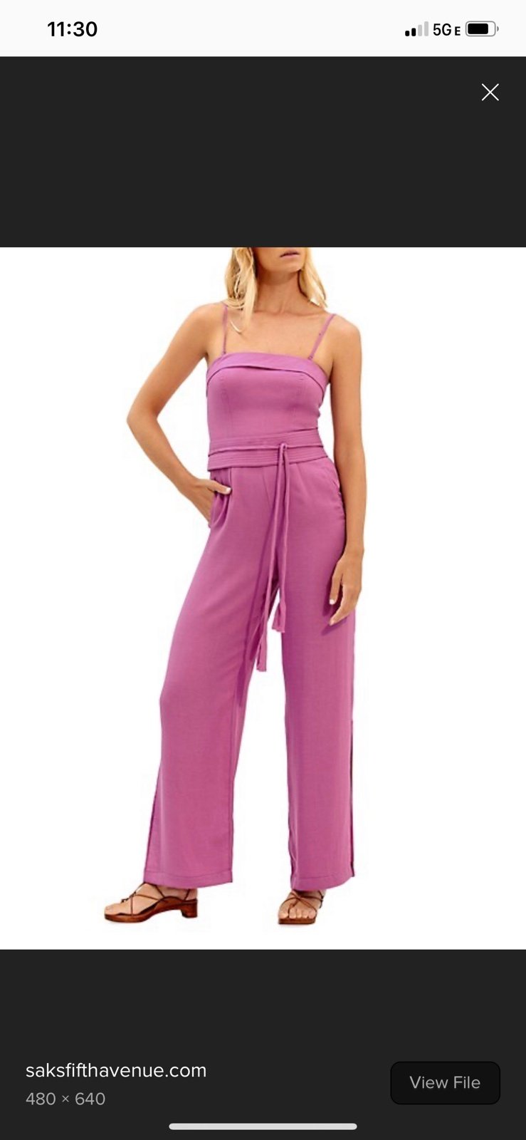 NWT ViX Jumpsuit size 2