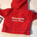 American Girl Doll Swim Team Outfit W/ Red Hoodie Blue Tank Top Gray Shorts & Sa