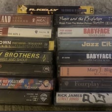 Vintage Cassette Tape Lot Of 15 Soul R&B - Prince, Rick James, Babyface, Mary J.