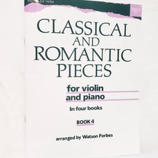 Classical and Romantic Pieces Violin Piano Book 4 Sheet Music