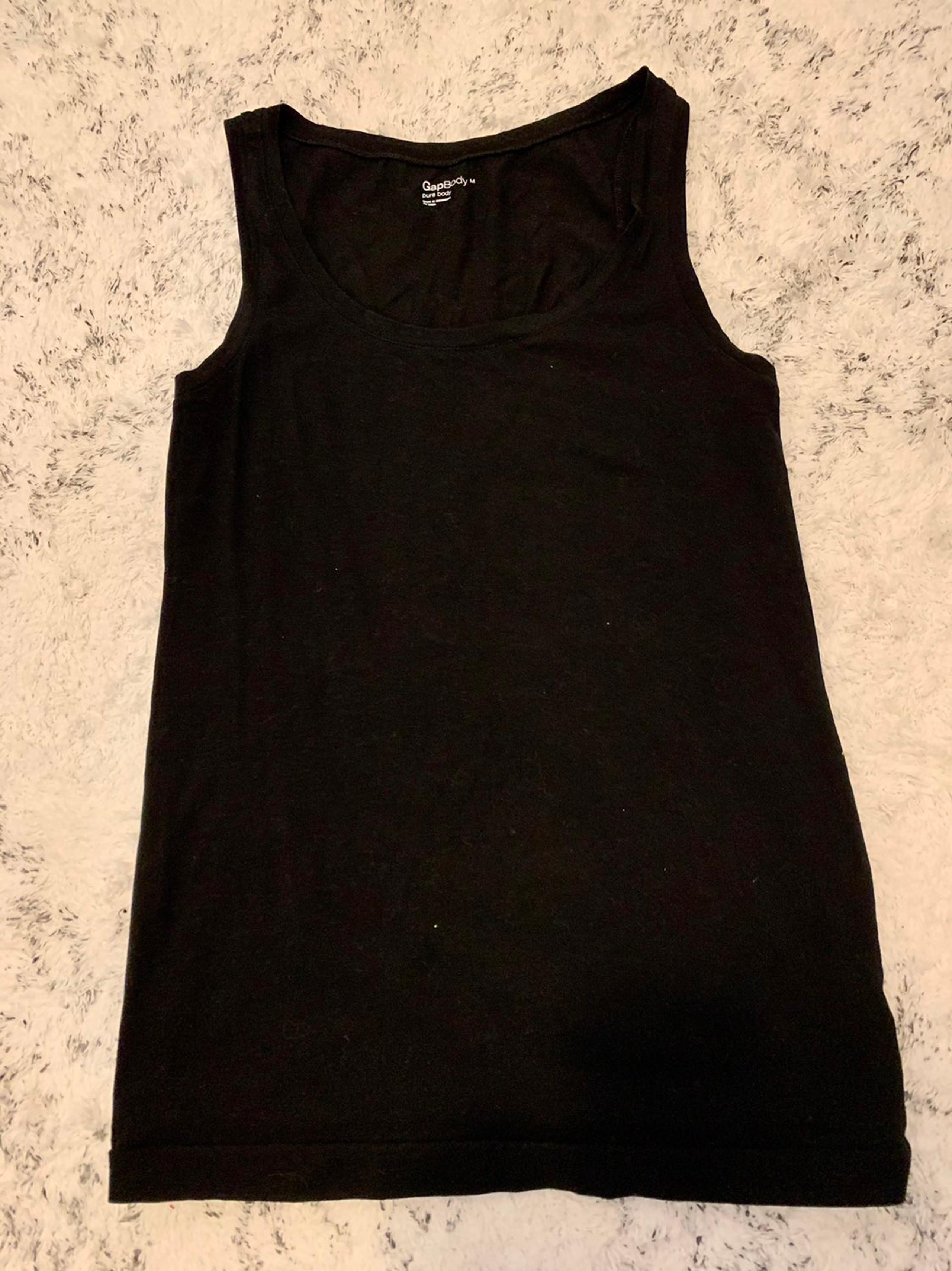 Gap Scoop Neck Tank Top -Black