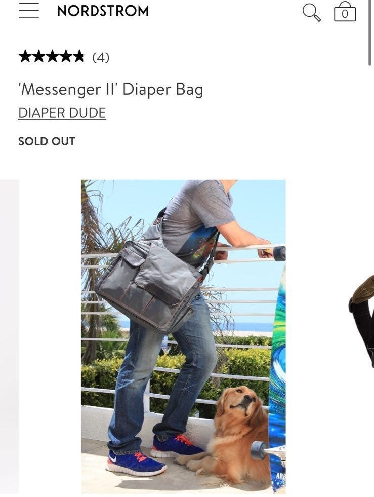 Diaper Dude Messenger 2 diaper bag