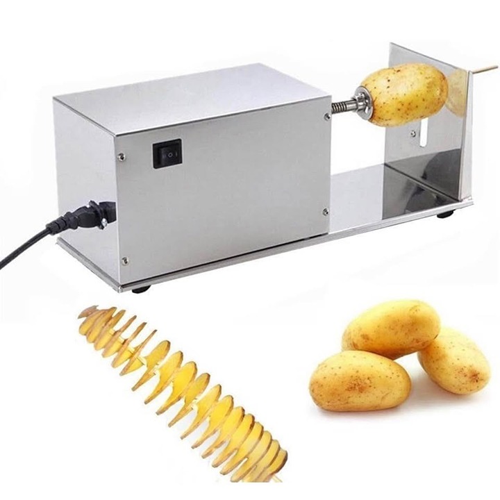 NEW! Commercial Electric Potato Slicer Tornado Potatoes Spiral Cutter French Fry