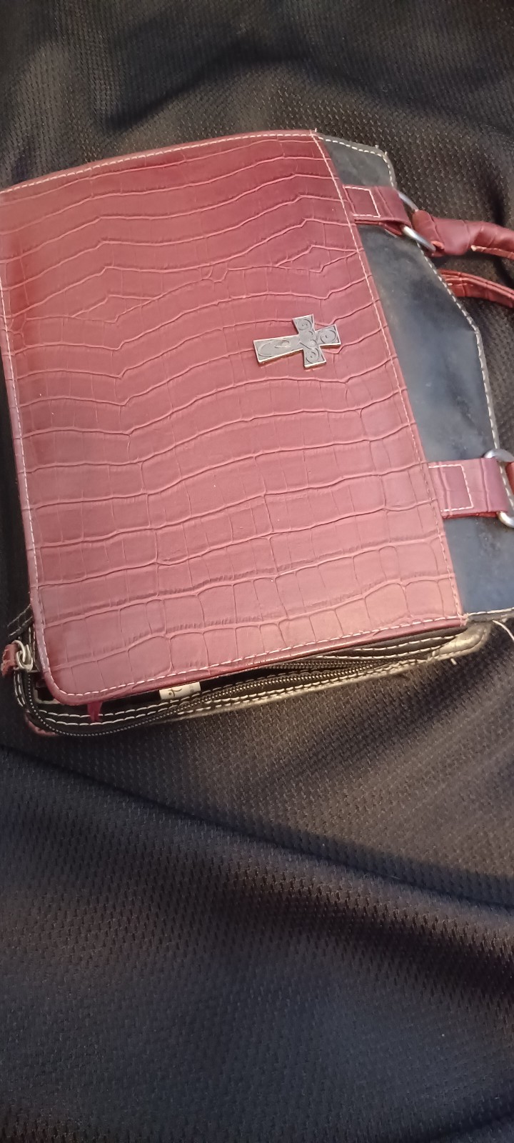 Leather bound Bible in its own case
