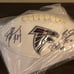 Autographed NFL Football Atlanta Falcons