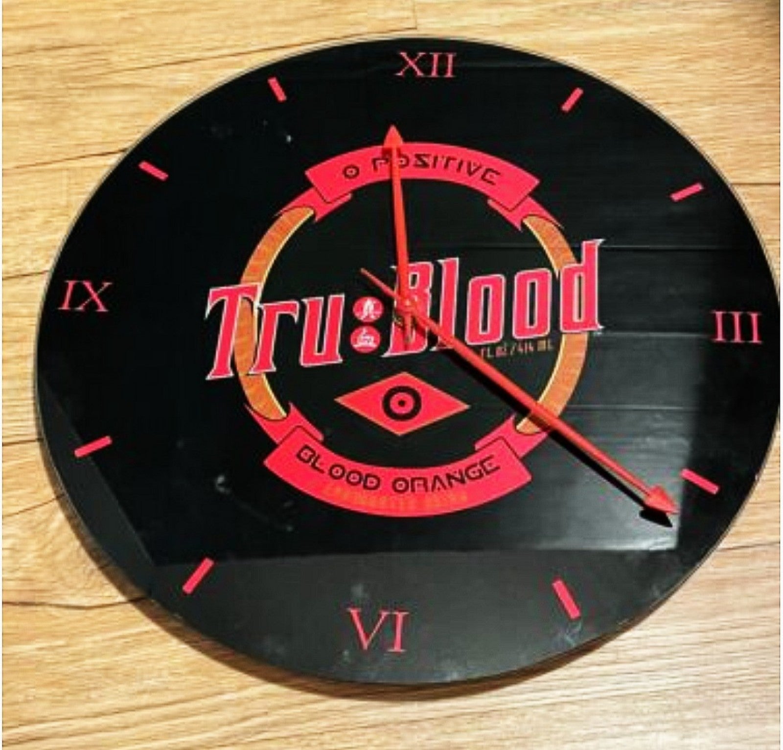 Tru Blood wall clock