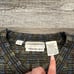 Vintage Jhane Barnes Blue Green Mens L Textured Geometric Woven V-Neck Sweater