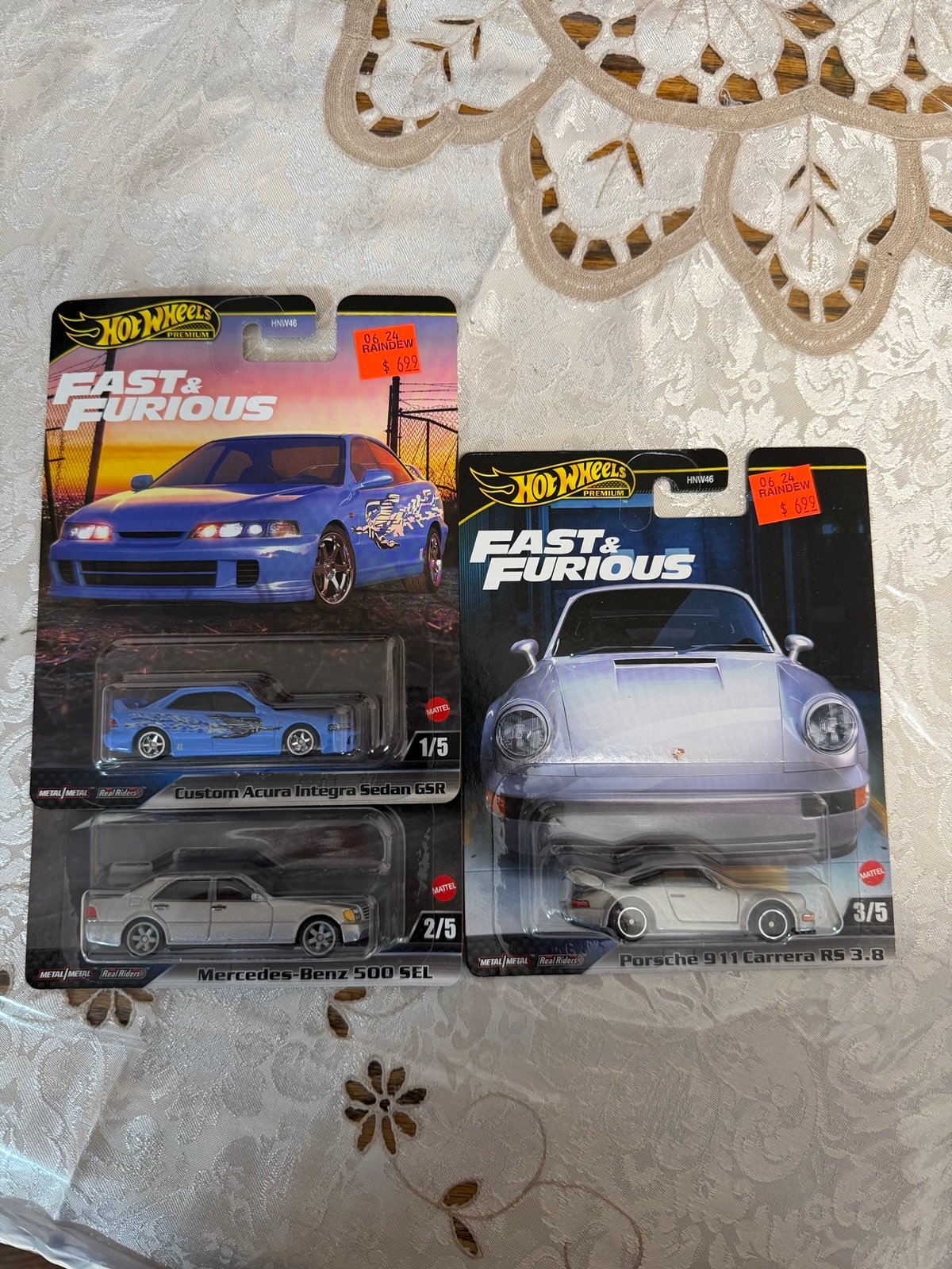 Hot Wheels Premium Fast and Furious 3 out of 5