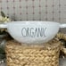 Rae Dunn “Organic” XL Colander/ Strainer Bowl Double Handle HTF Piece 10.75”
