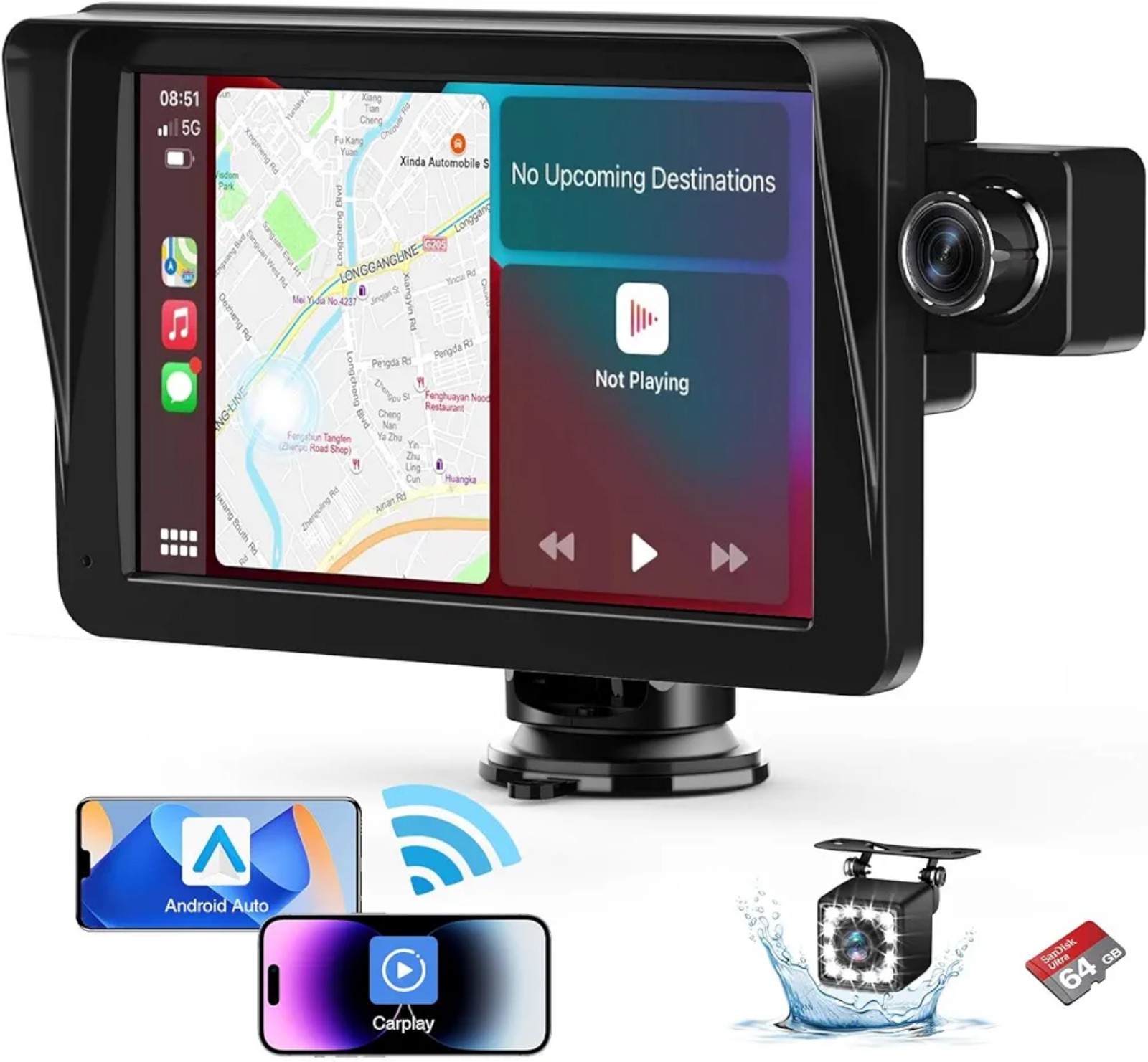7 Apple Carplay Screen for car