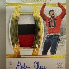 2024 Panini Flawless WWE Andre Chase NXT Patch Auto Gold /10