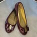 Like NEW kate spade New York Tock Cranberry Wine Colored Flats with Bows