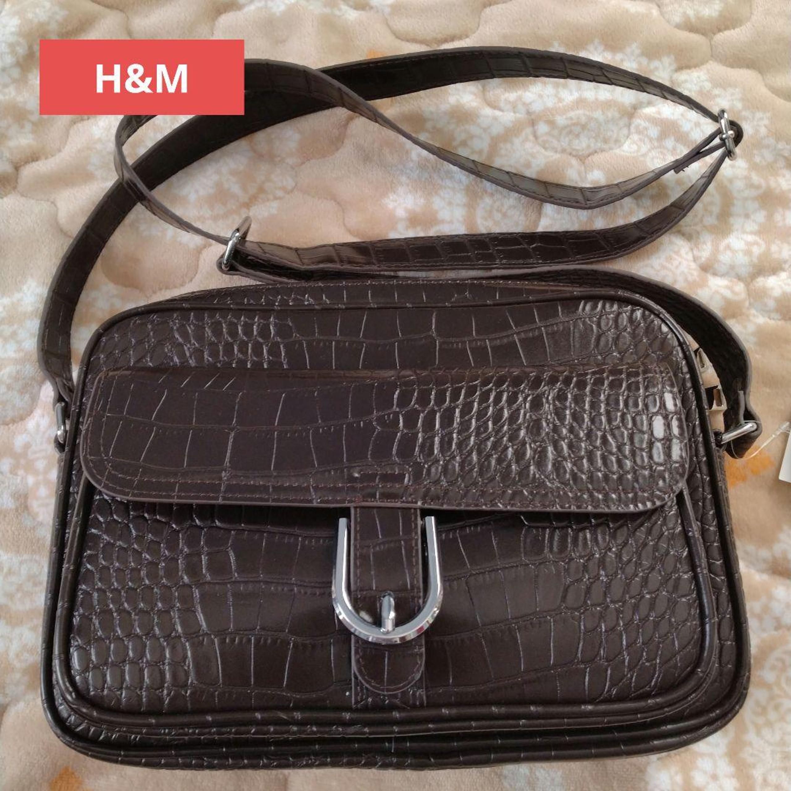 H&M Crossbody Bag, Dark Brown