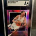 Allen Iverson Rookie Card SkyBox E-X 2000 SGC A