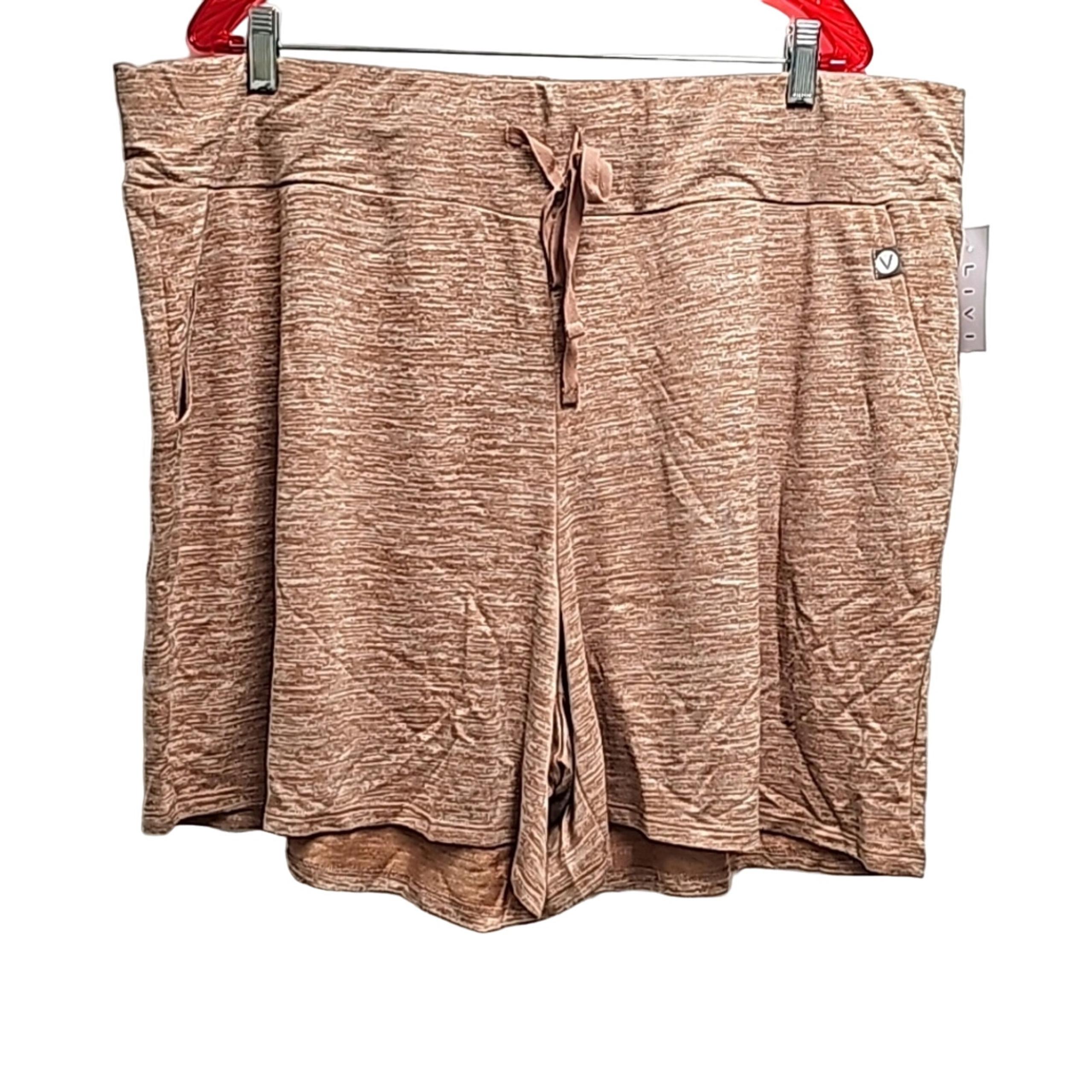 Lane Bryant LIVI Plus Women Rayon Poly Blend Activewear Shorts Size 22/24 (NWT)