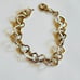 Heart Interlocking Bracelet VTG Italy Sterling Silver 925 Open Work Solid Rare