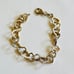 Heart Interlocking Bracelet VTG Italy Sterling Silver 925 Open Work Solid Rare
