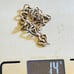 Heart Interlocking Bracelet VTG Italy Sterling Silver 925 Open Work Solid Rare
