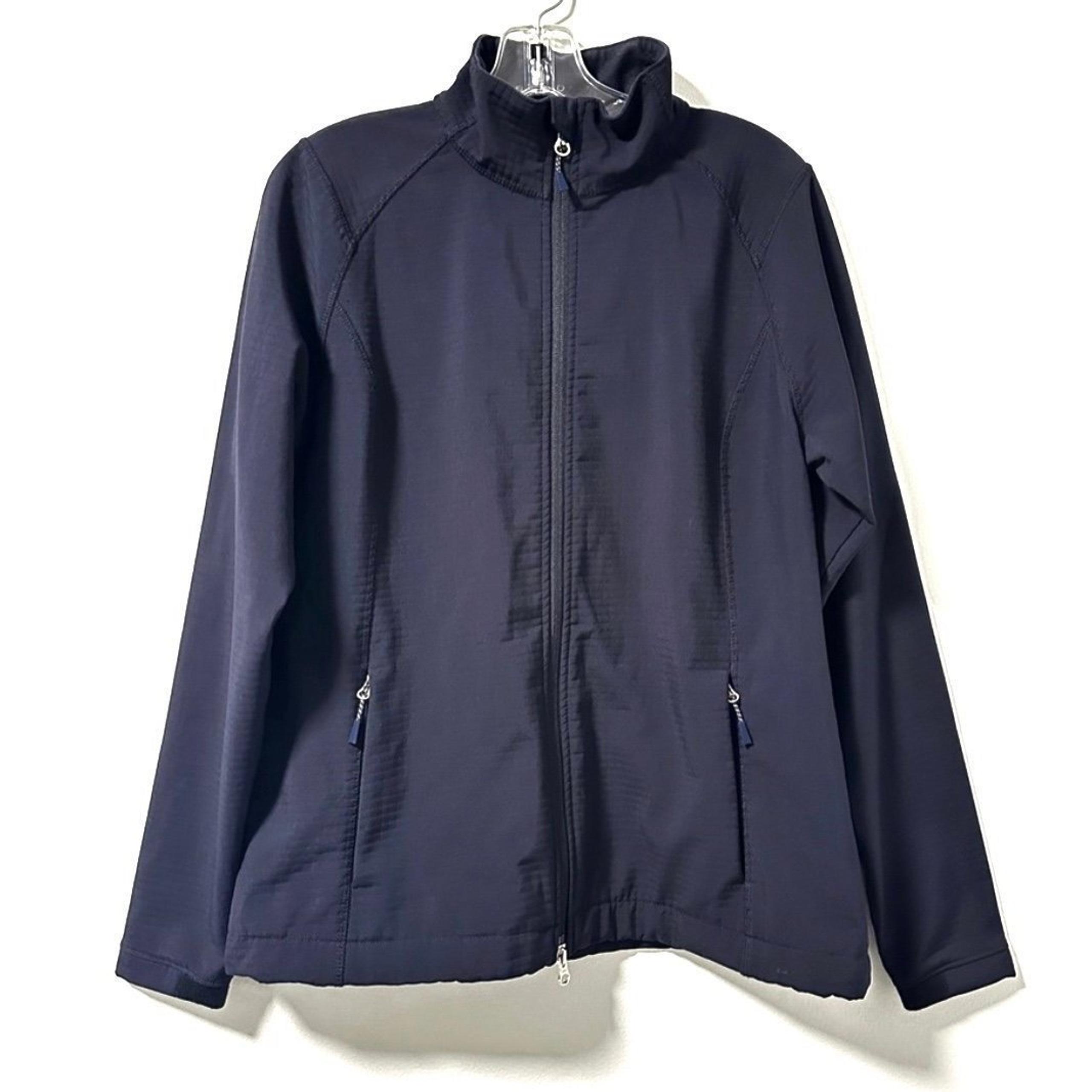 Lands’ End Outfitters Navy Blue Zip Up Jacket Women’s Size Medium Gorpcore Fall