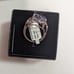 Beautiful Women's White Gold Rhodium Over Sterling Silver Amethyst and Topaz