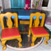 Little tikes formal dining chairs set of 2 & table