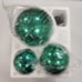 Valerie Parr Hill NEW Set of 3 Lit Indoor Outdoor Mercury Glass Spheres w/Timer