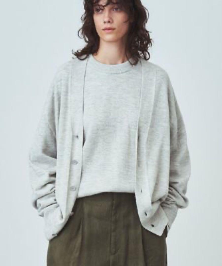 6 Excellent Condition ATON WOOL WASHI OVERSIZED CARDIGAN