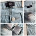 NYDJ Skinny Capri Diamond Side Seam Mica Blue Size 8 Cropped Lift Tuck