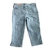 NYDJ Skinny Capri Diamond Side Seam Mica Blue Size 8 Cropped Lift Tuck