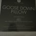 Hotel collection goose down pillow firm queen