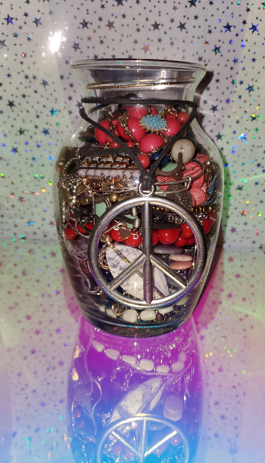 Western themed Jewelry jar