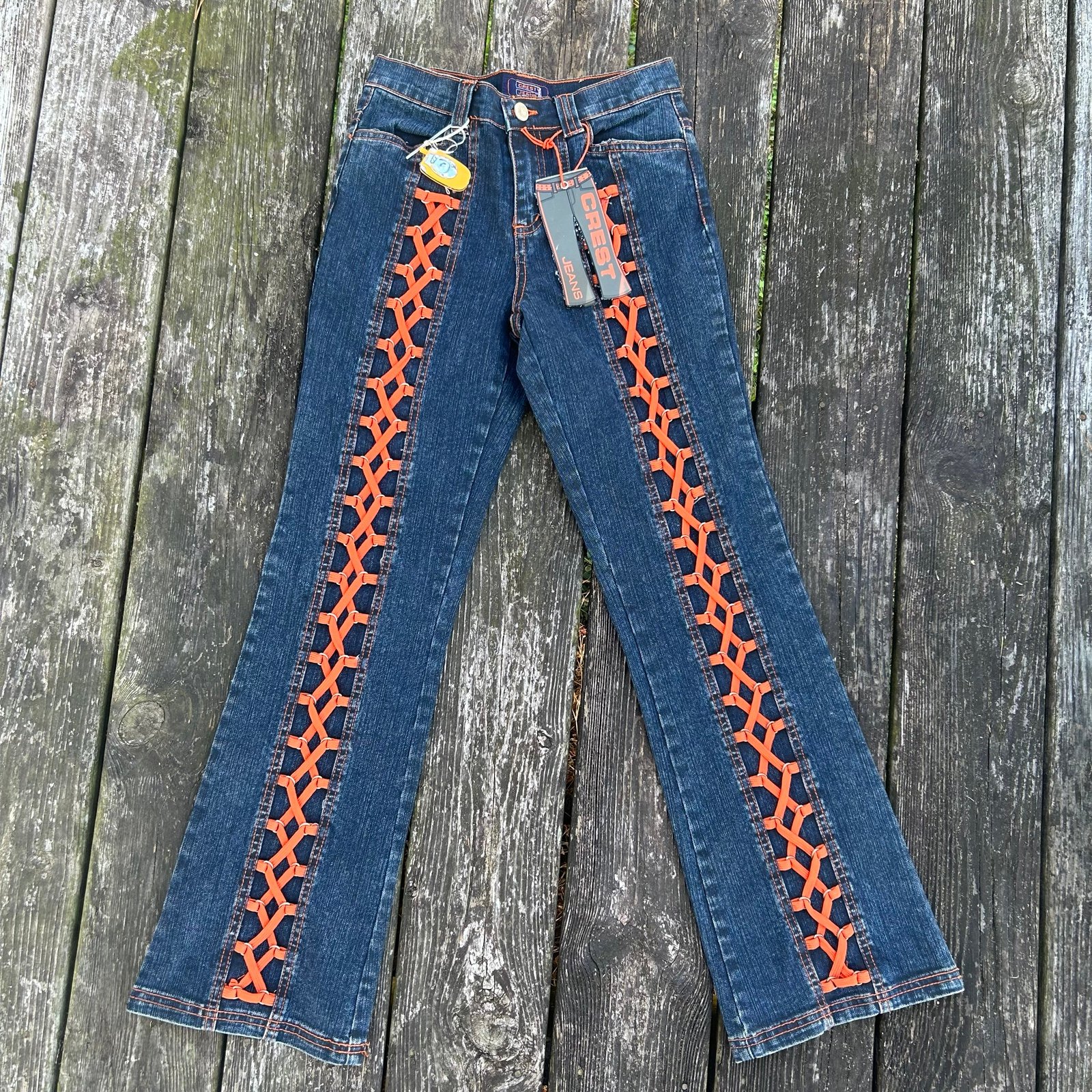 Vintage y2k crest deadstock low rise jeans