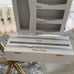 White ziplock bags storage organizer with foil and plastic wrap cutter